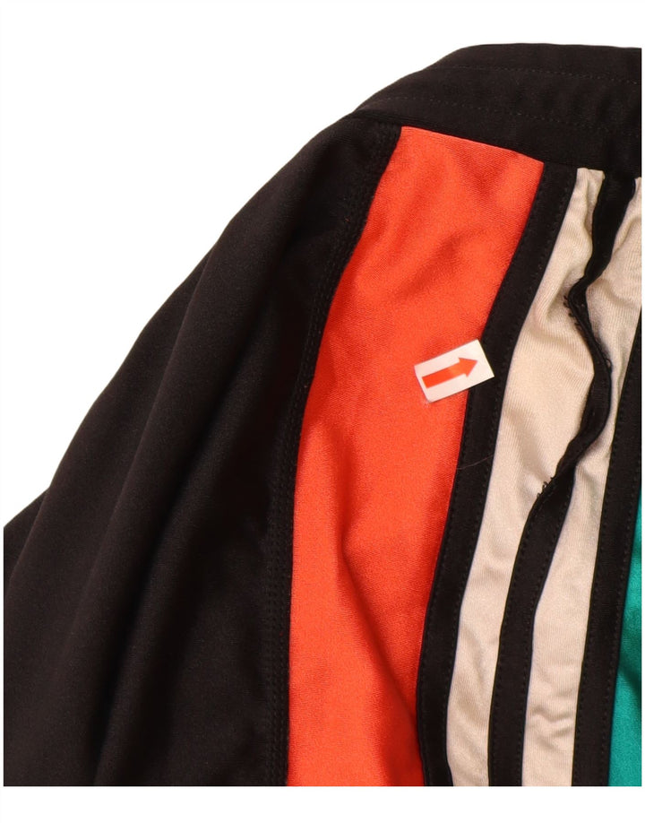 ADIDAS Mens Sport Shorts Large Black Colourblock Polyamide