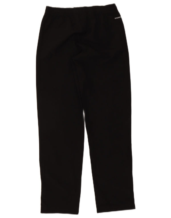 Adidas Boys Tracksuit Trousers 11-12 Years Black Polyester