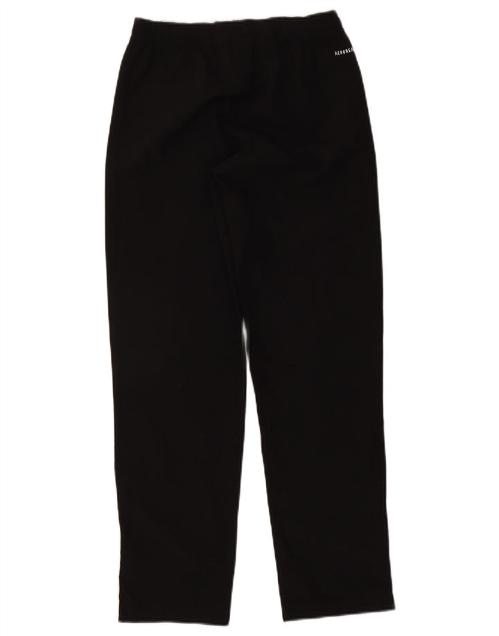 Adidas Boys Tracksuit Trousers 11-12 Years Black Polyester