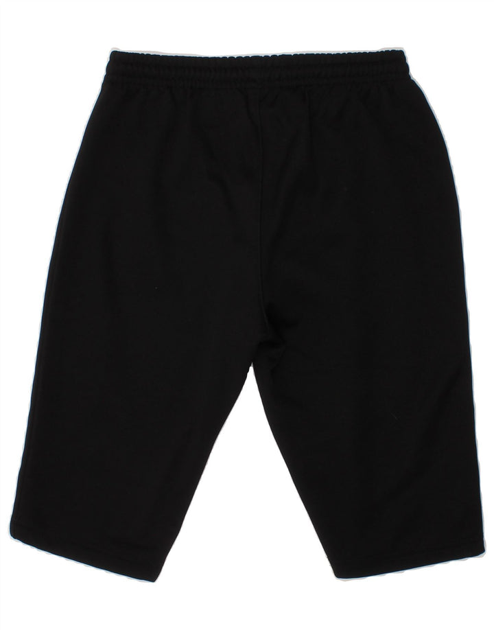 KAPPA Boys Sport Shorts 7-8 Years  Black Polyester Sports Vintage Kappa and Second-Hand Kappa from Messina Hembry 