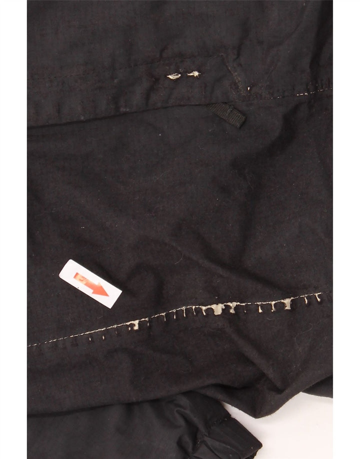 The North Face Boys Hooded Rain Jacket 14-15 Years XL Black Nylon