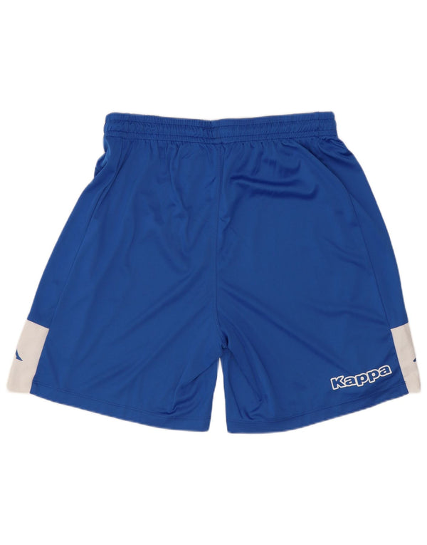 Kappa Mens Graphic Sport Shorts Medium Blue Colourblock Polyester Sports
