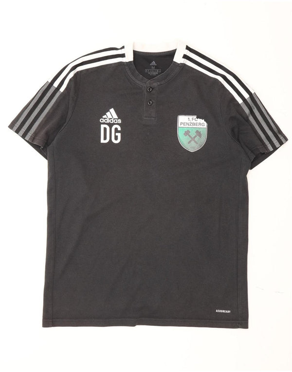 Adidas Mens 1.FC Penzberg Graphic T-Shirt Top Medium Black Cotton