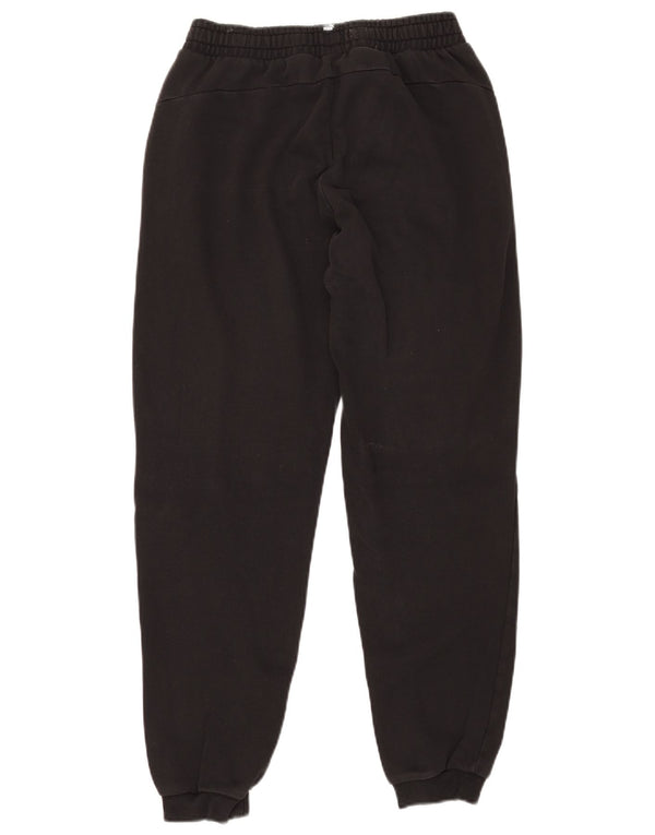 Puma Boys Tracksuit Trousers Joggers 15-16 Years Black Cotton