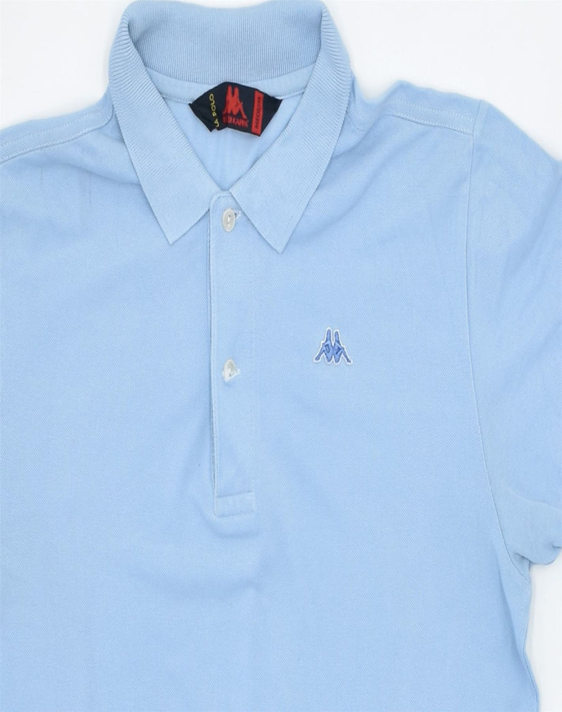 KAPPA Mens Polo Shirt Medium Blue Cotton | Vintage | Thrift | Second-Hand | Used Clothing | Messina Hembry 