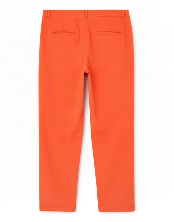 Marks & Spencer Womens Chino Trousers UK 16 Large W36 L29 Orange