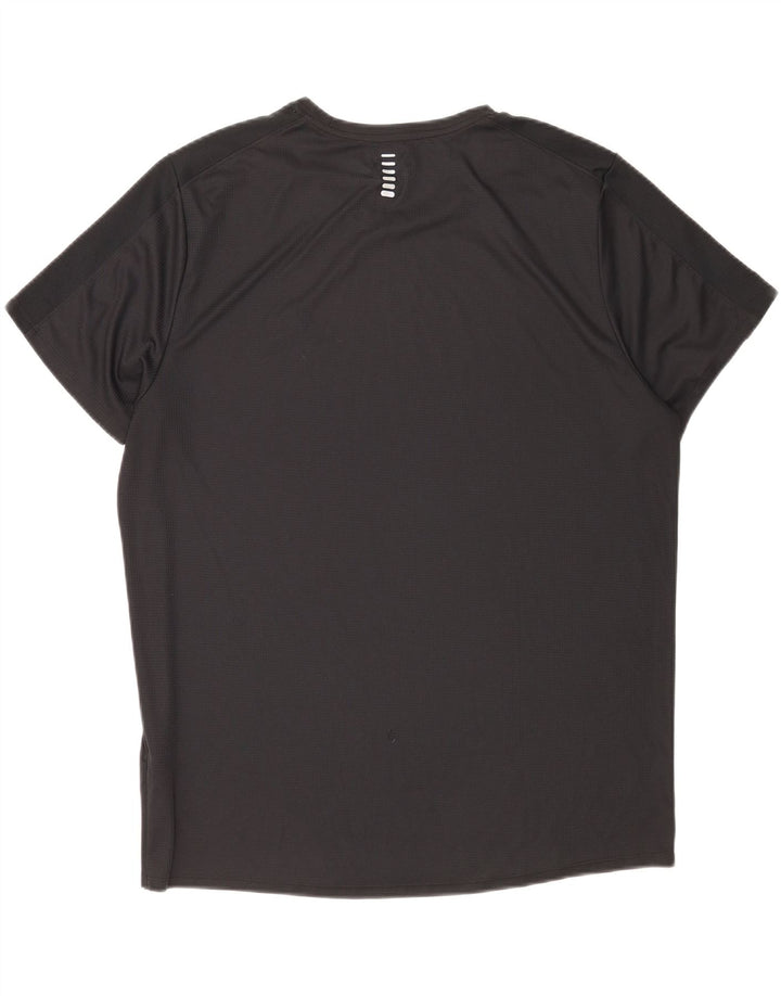 Under Armour Mens Heat Gear T-Shirt Top 2XL Black Polyester