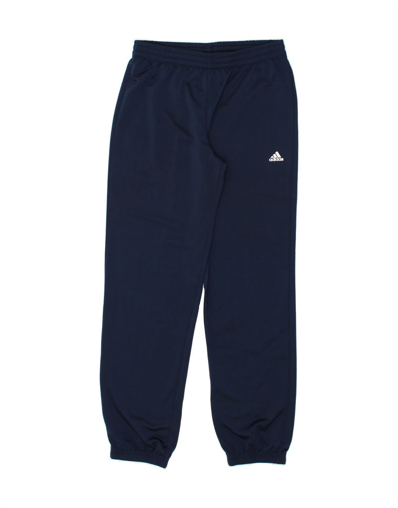 ADIDAS Boys Tracksuit Trousers Joggers 15-16 Years XL  Navy Blue Polyester | Vintage Adidas | Thrift | Second-Hand Adidas | Used Clothing | Messina Hembry 