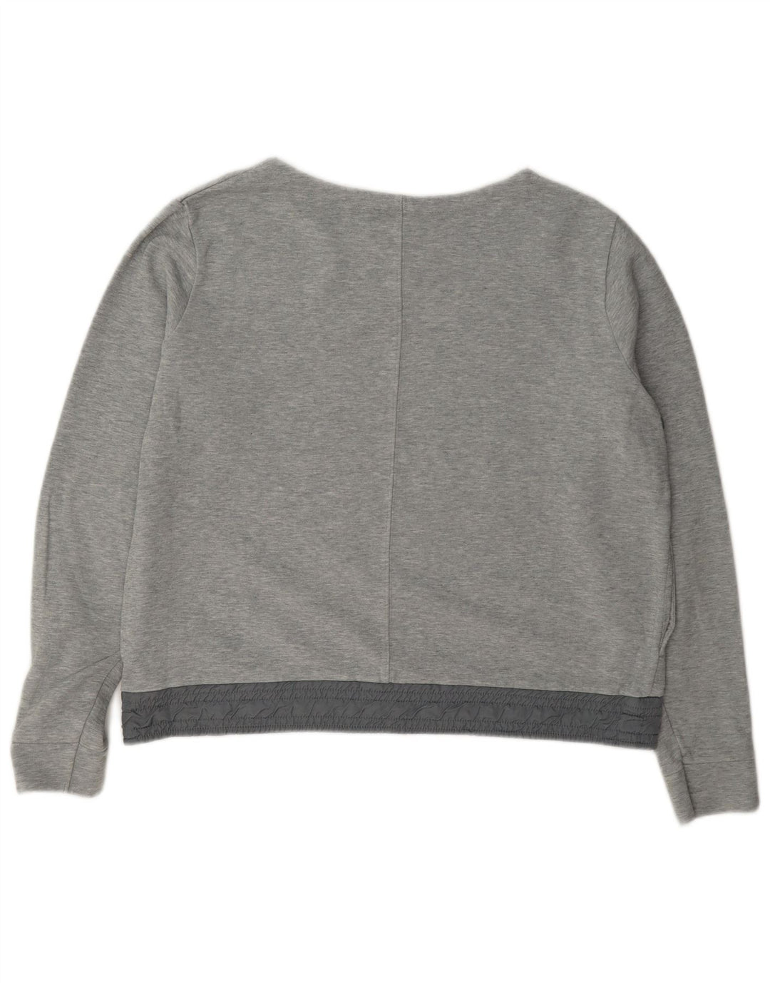 Nike Womens Sweatshirt Jumper UK 18 XL Grey Cotton