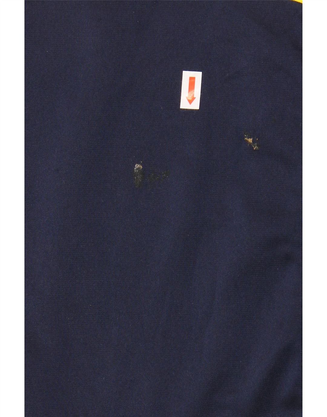 Reebok Mens Graphic Tracksuit Top Jacket Medium Navy Blue Colourblock