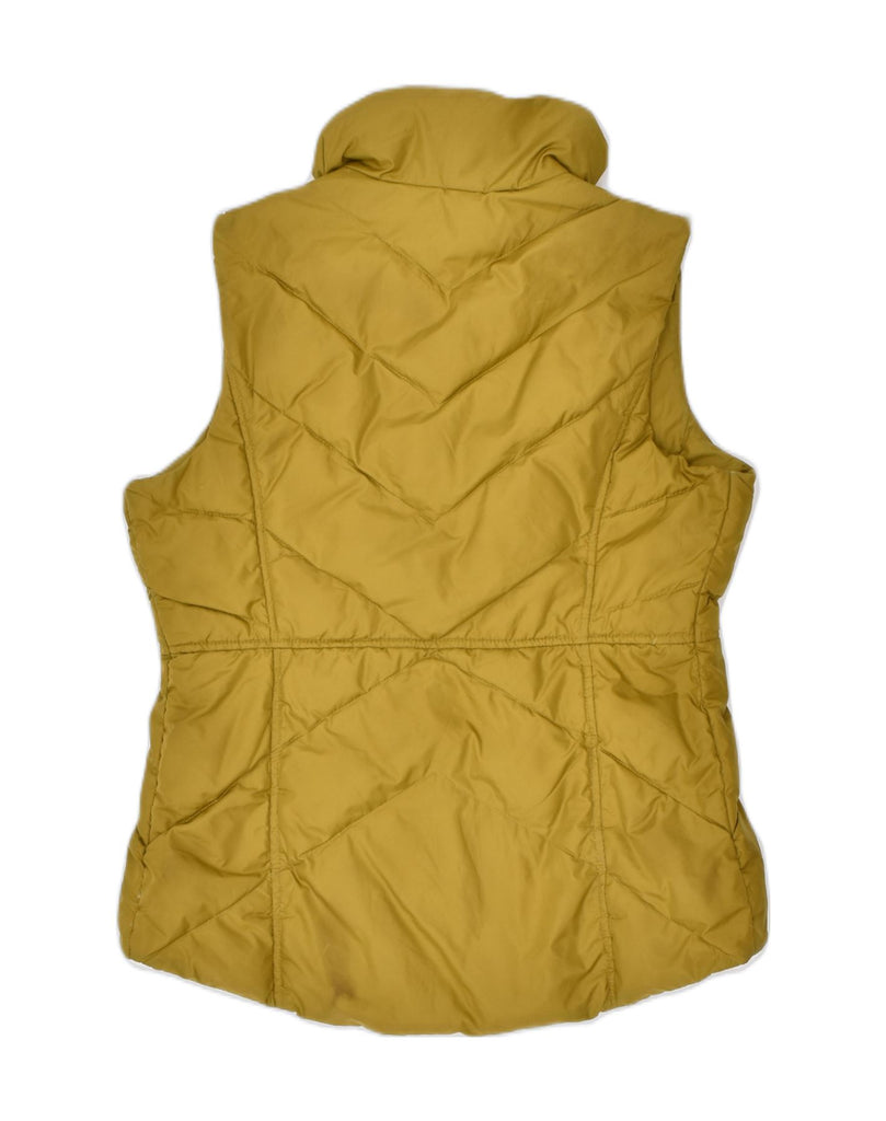 J. CREW Womens Padded Gilet UK 14 Medium Khaki Polyester | Vintage | Thrift | Second-Hand | Used Clothing | Messina Hembry 