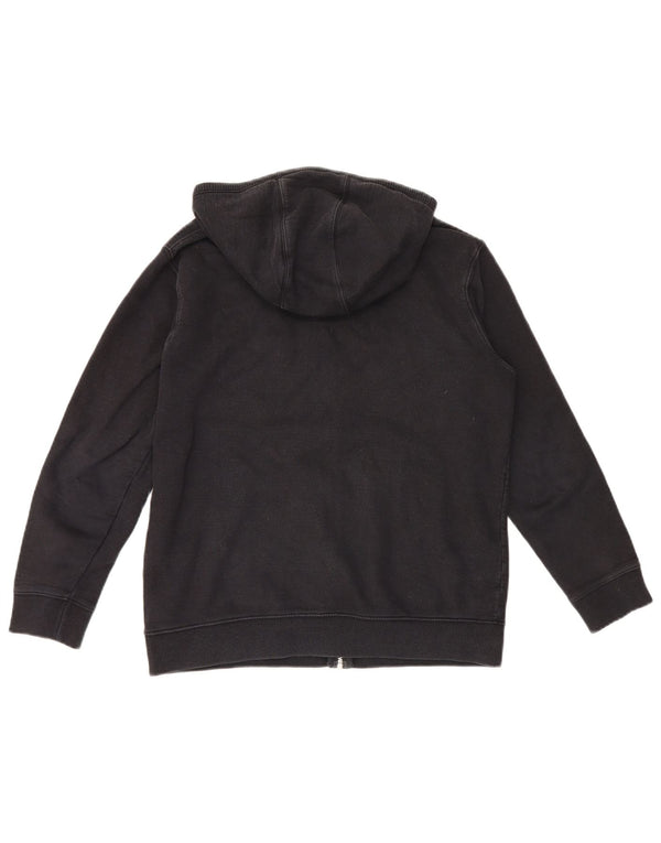 Vans Womens Graphic Zip Hoodie Sweater UK 18 XL Black Cotton