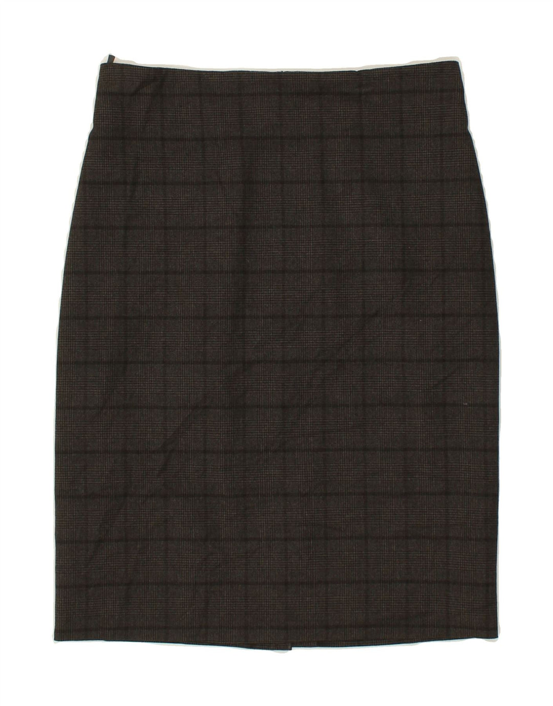 BENETTON Womens Pencil Skirt IT 44 Medium W30 Grey Check Polyester Vintage Benetton and Second-Hand Benetton from Messina Hembry 