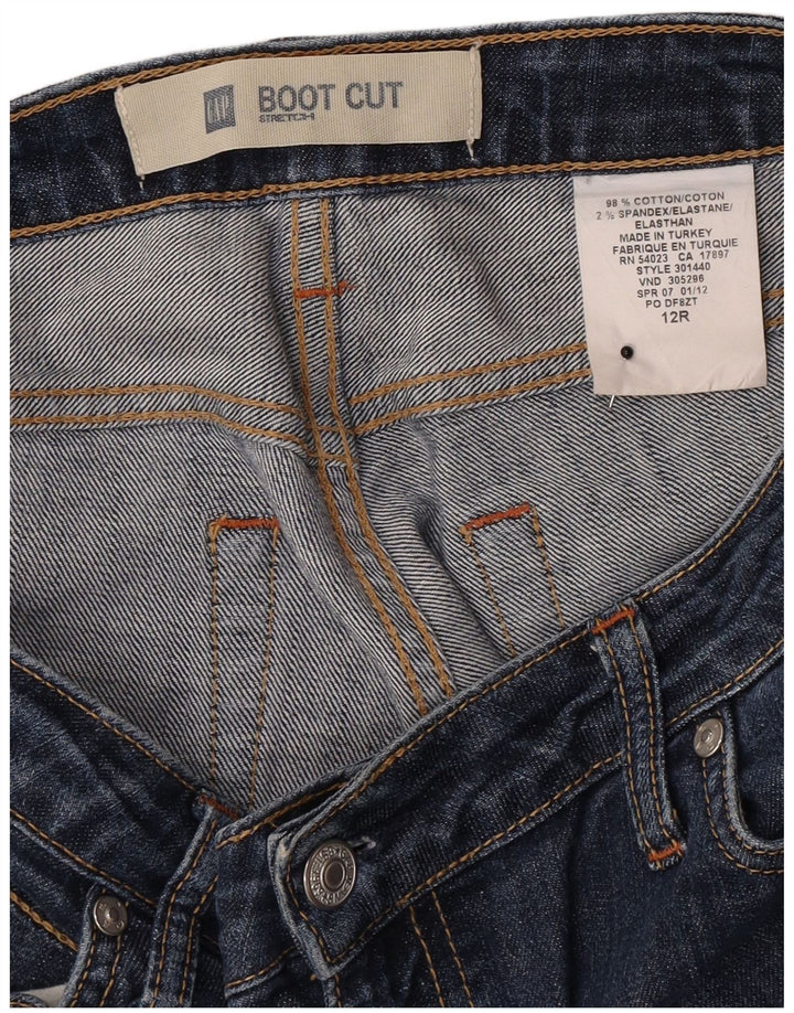 Gap Womens Stretch Bootcut Jeans US 12 Large W32 L29 Blue Cotton