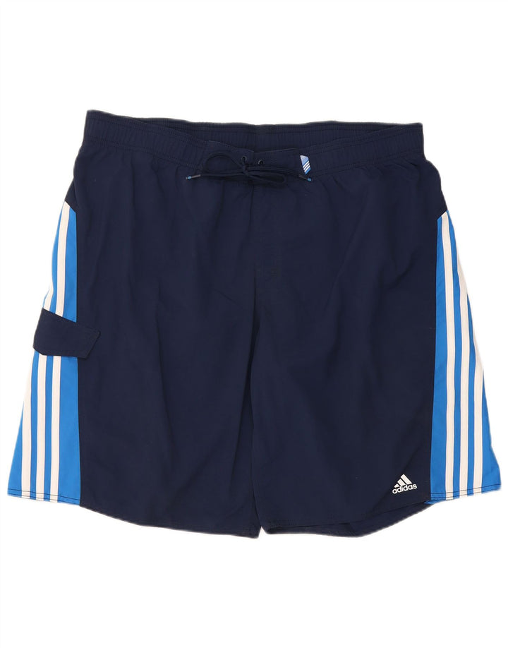 Adidas Mens Swimming Shorts XL Navy Blue Nylon