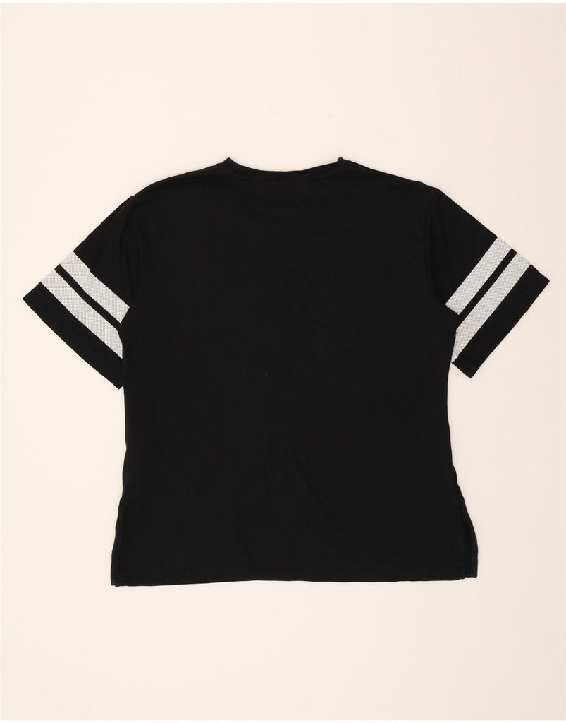 PUMA Womens Graphic T-Shirt Top UK 14 Large  Black Polyester Vintage Puma and Second-Hand Puma from Messina Hembry 