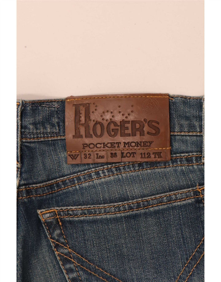 Roy Rogers Womens Bootcut Jeans W32 L30 Blue Cotton