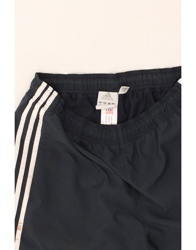 ADIDAS Mens Climalite Sport Shorts Small Navy Blue Polyester | Vintage Adidas | Thrift | Second-Hand Adidas | Used Clothing | Messina Hembry 