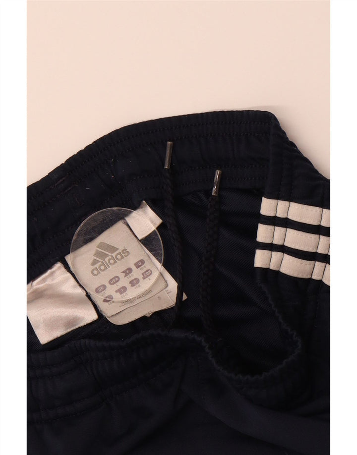 ADIDAS Boys Tracksuit Trousers 13-14 Years Navy Blue Polyester Vintage Adidas and Second-Hand Adidas from Messina Hembry 