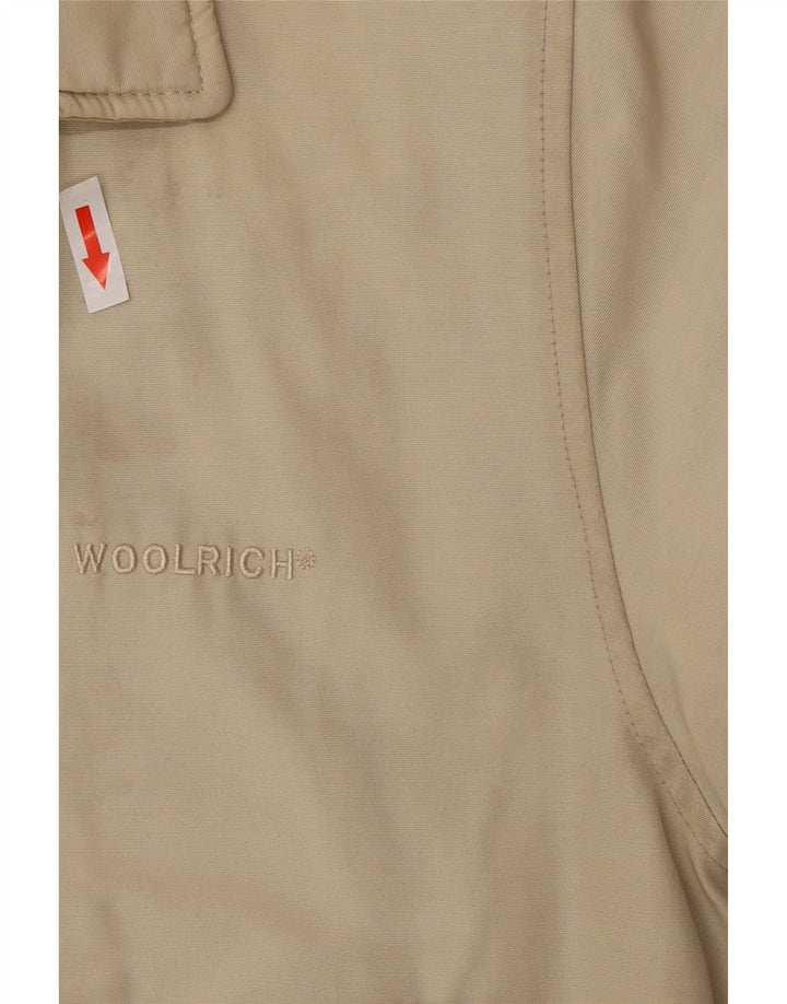 Woolrich Womens Padded Jacket UK 38 Medium Beige