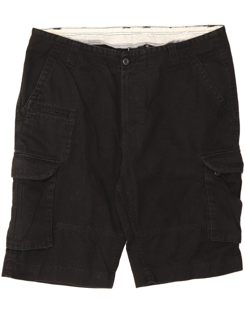 SNEAKER FREAK  Mens Cargo Shorts 2XL W40  Black Cotton Vintage Sneaker Freak and Second-Hand Sneaker Freak from Messina Hembry 