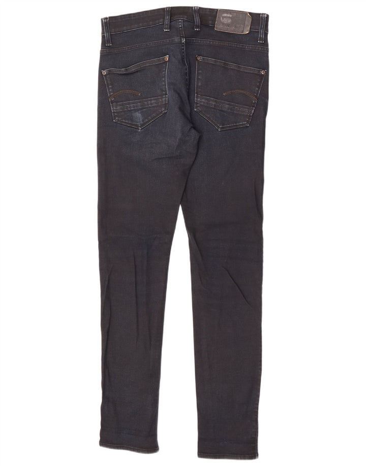 G-Star Mens Revend Slim Jeans W32 L34 Navy Blue Cotton
