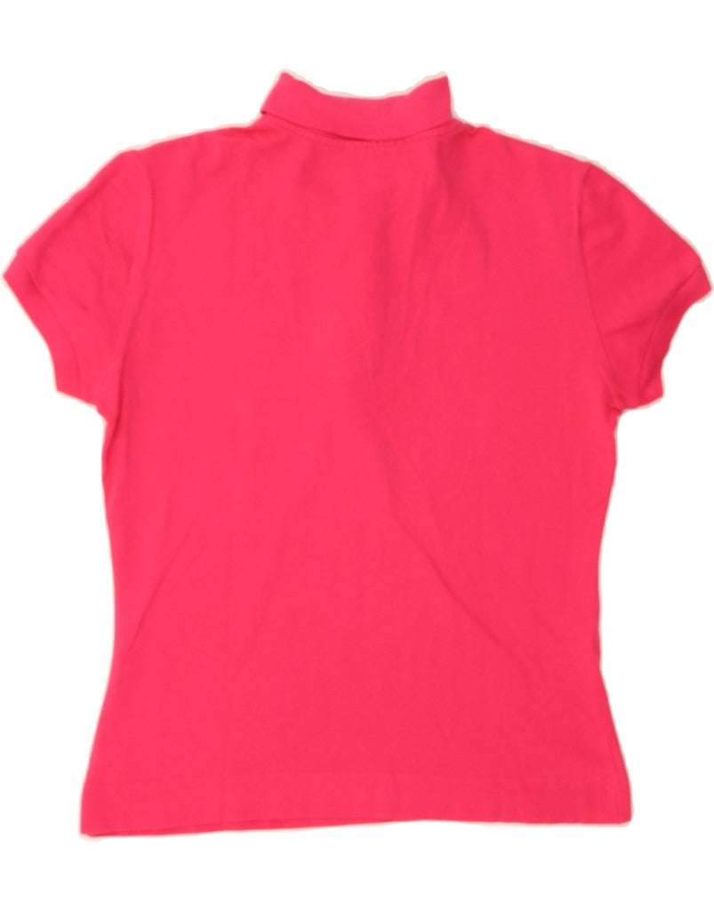 LACOSTE Womens Polo Shirt Size 42 Large Pink Cotton Vintage Lacoste and Second-Hand Lacoste from Messina Hembry 