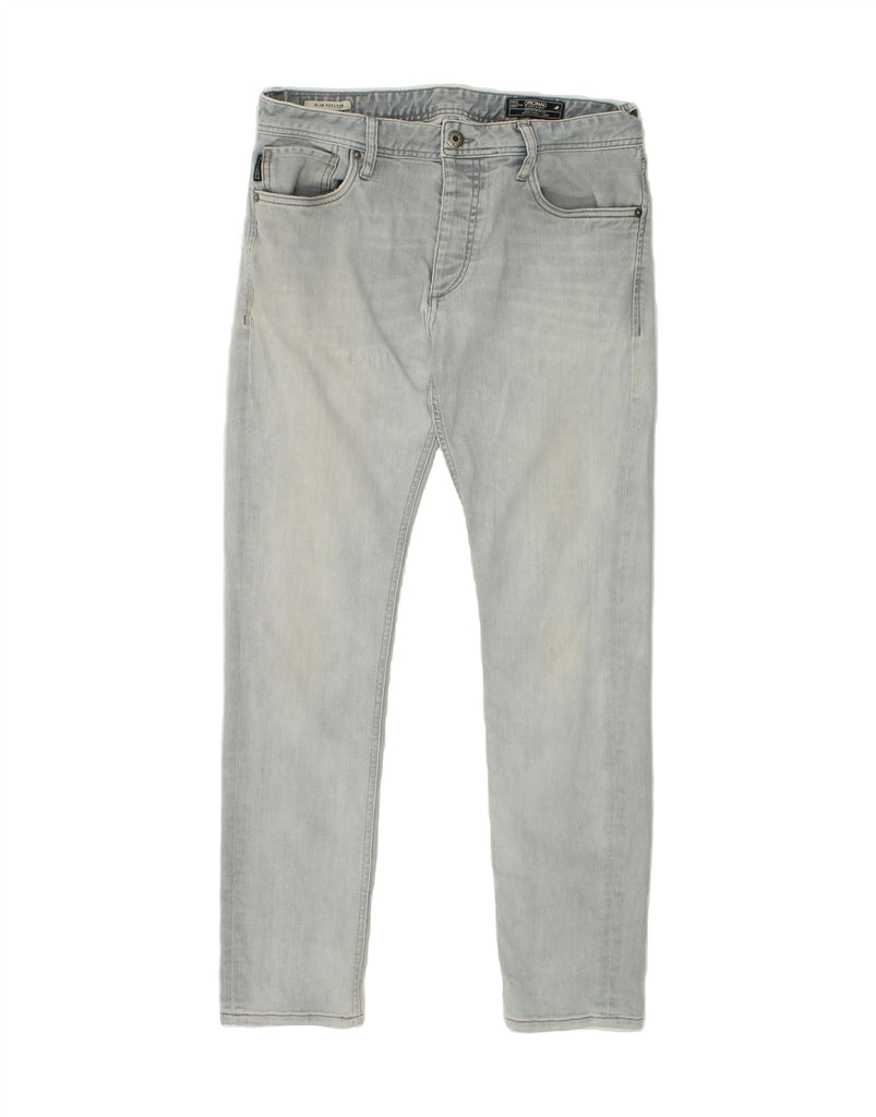 JACK & JONES Mens Tim Slim Jeans W32 L31 Grey Cotton | Vintage Jack & Jones | Thrift | Second-Hand Jack & Jones | Used Clothing | Messina Hembry 