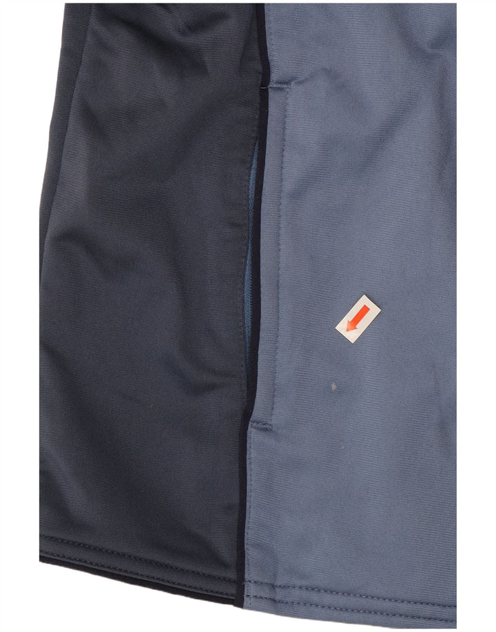 Nike Boys Graphic Tracksuit Top Jacket 10-11 Years Medium Blue Colourblock