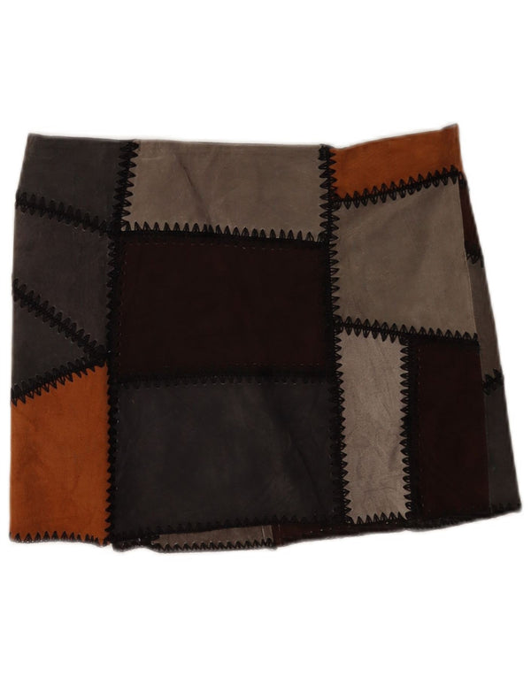 Zara Womens Mini Skirt Large W30  Multicoloured Colourblock Polyester