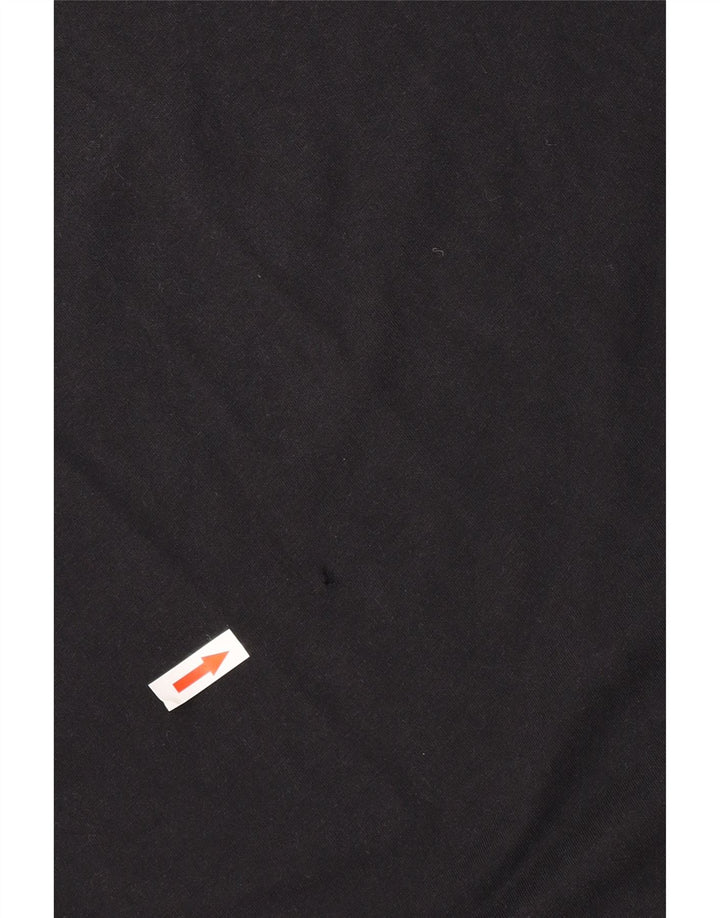 Kappa Mens Graphic T-Shirt Top Medium Black