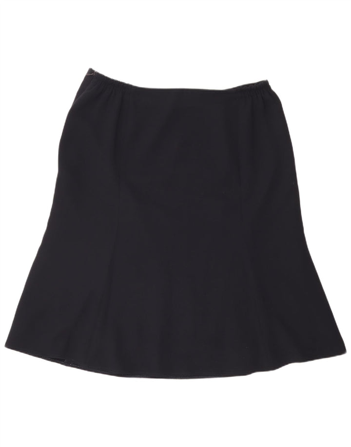 EASTEX Womens Trumpet Skirt UK 18 XL W36  Navy Blue Polyester