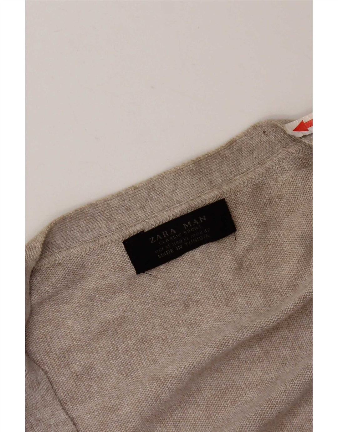 Zara Mens Cardigan Sweater XL Grey