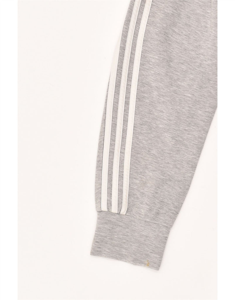 ADIDAS Boys Tracksuit Trousers Joggers 13-14 Years Grey Flecked Cotton | Vintage Adidas | Thrift | Second-Hand Adidas | Used Clothing | Messina Hembry 