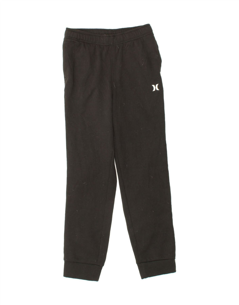 HURLEY Boys Tracksuit Trousers Joggers 12-13 Years Large Black Vintage Hurley and Second-Hand Hurley from Messina Hembry 