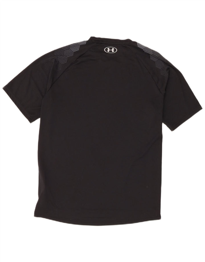 Under Armour Mens T-Shirt Top Large Black Polyester
