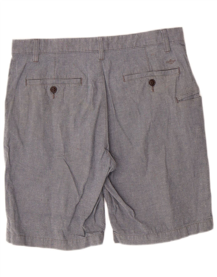 Dockers Mens Chino Shorts W32 Large Grey Cotton