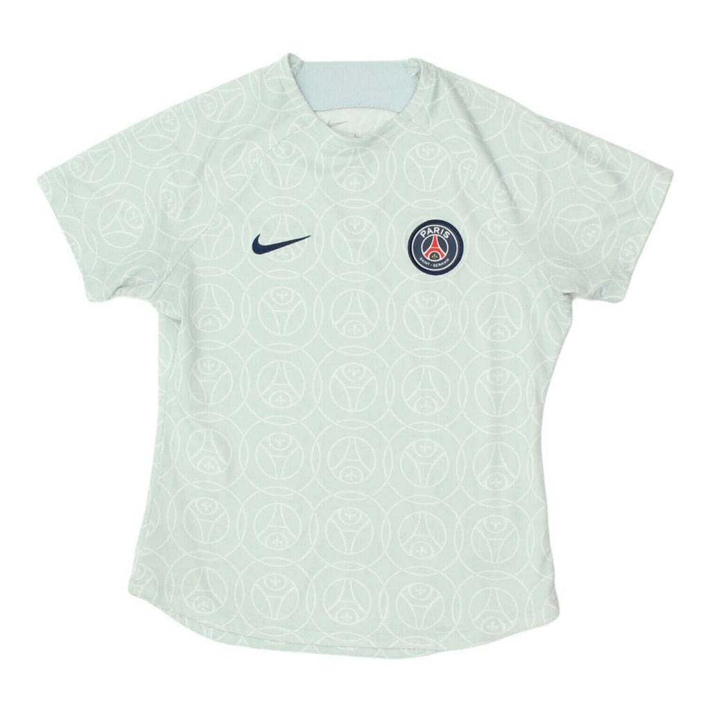 Paris Saint-Germain Nike Mens Grey Training Shirt | Football Sportswear PSG | Vintage Messina Hembry | Thrift | Second-Hand Messina Hembry | Used Clothing | Messina Hembry 