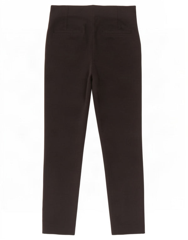 Zara Womens Slim Casual Trousers Small W26 L27 Black