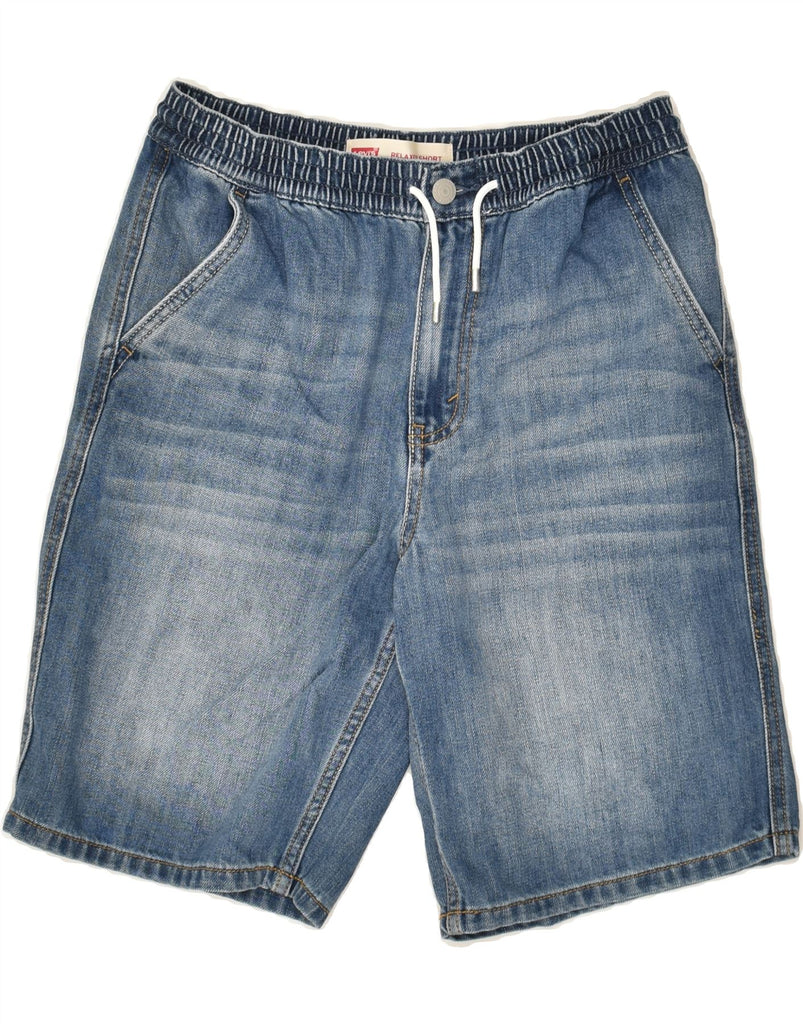 LEVI'S Boys Relaxed Fit Denim Shorts 15-16 Years W28 Blue Cotton | Vintage Levi's | Thrift | Second-Hand Levi's | Used Clothing | Messina Hembry 