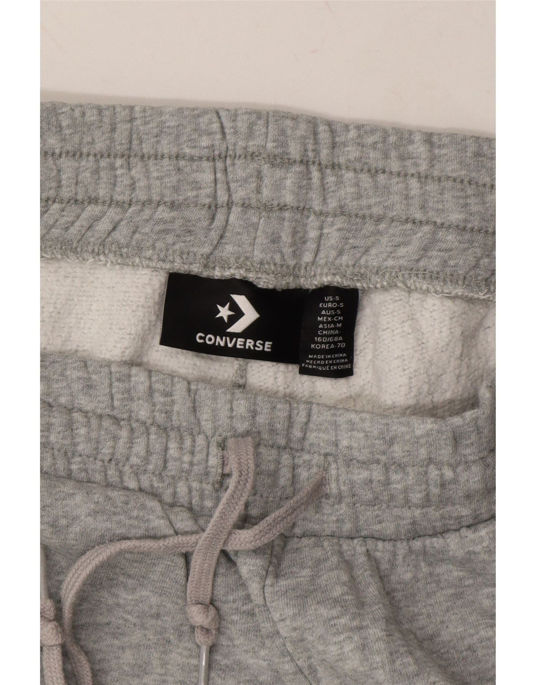 CONVERSE Womens Tracksuit Trousers Joggers UK 10 Small  Grey Cotton Vintage Converse and Second-Hand Converse from Messina Hembry 