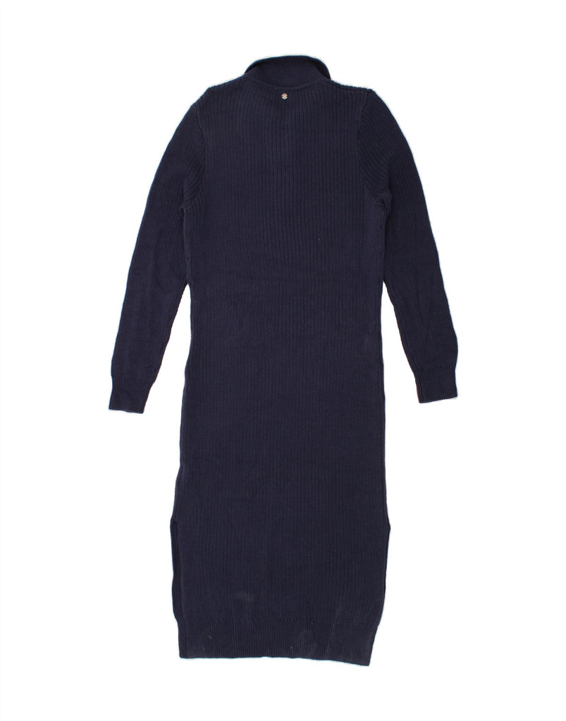 ROXY Womens Jumper Dress UK 18 XL Navy Blue Cotton | Vintage Roxy | Thrift | Second-Hand Roxy | Used Clothing | Messina Hembry 