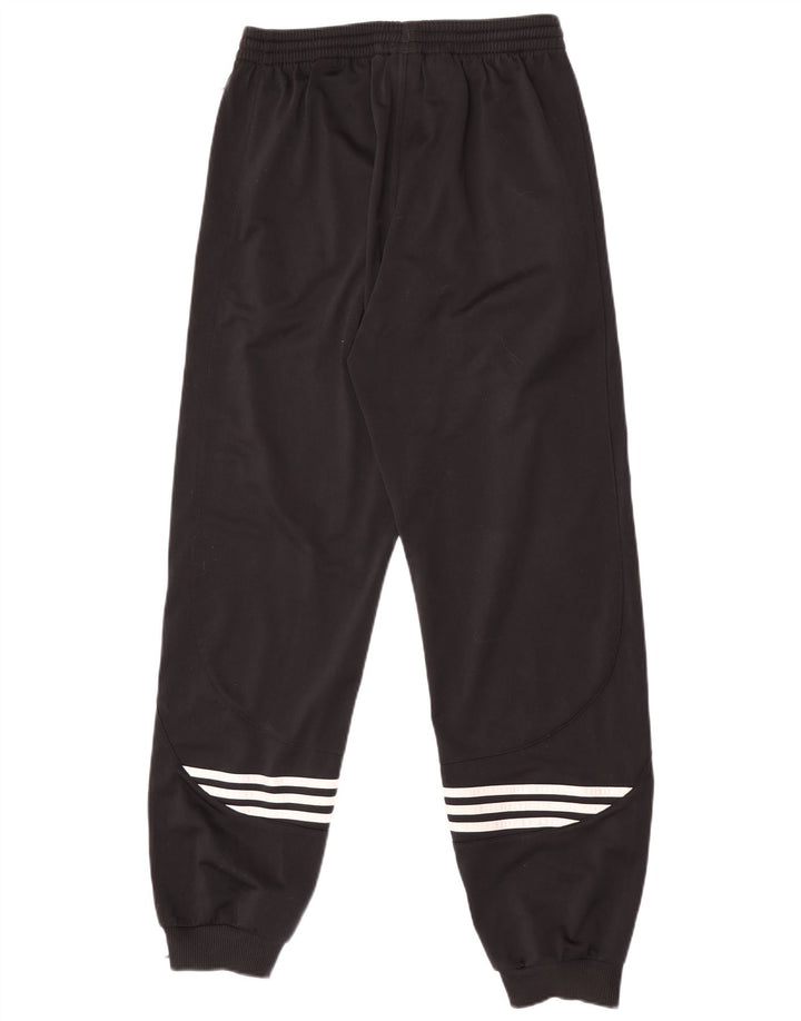 Adidas Boys Tracksuit Trousers Joggers 13-14 Years Black Polyester