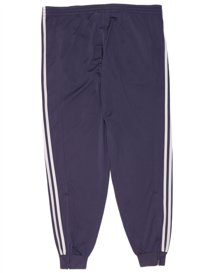 Adidas Mens Tracksuit Trousers Joggers UK 40/44 Medium Navy Blue Polyester