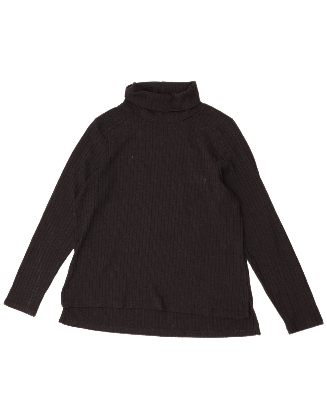 Marks & Spencer Womens Roll Neck Jumper Sweater UK 18 XL Black Polyester