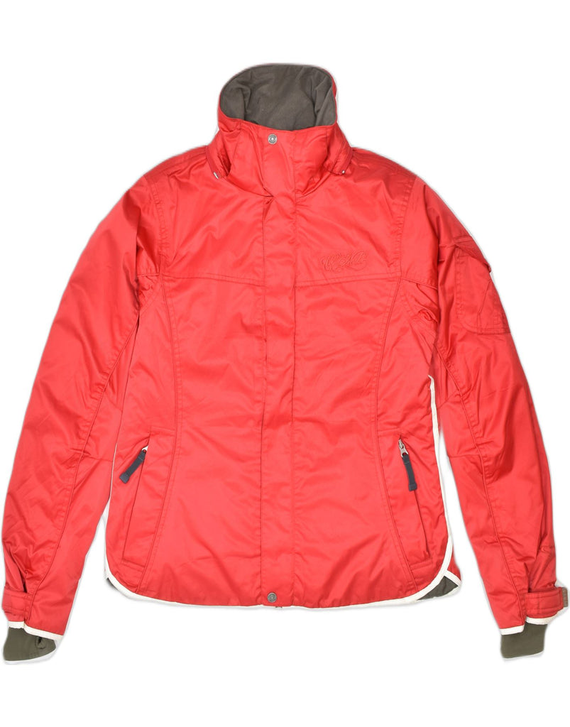 O'NEILL Womens Windbreaker Jacket UK 14 Large Red Polyester | Vintage | Thrift | Second-Hand | Used Clothing | Messina Hembry 