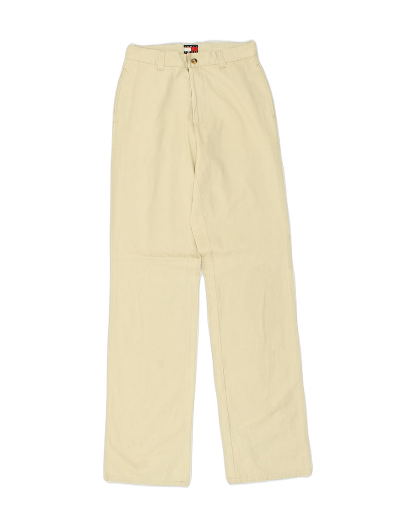 TOMMY HILFIGER Boys Straight Chino Trousers 15-16 Years W26 L35 Beige | Vintage Tommy Hilfiger | Thrift | Second-Hand Tommy Hilfiger | Used Clothing | Messina Hembry 