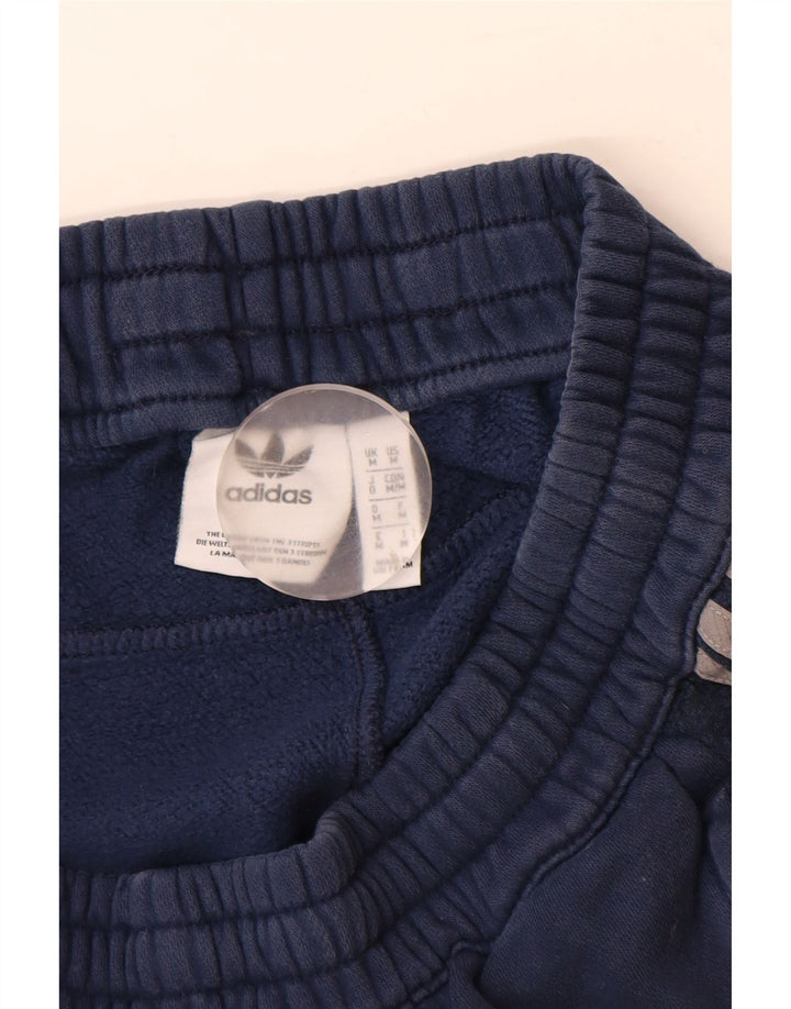 Adidas Mens Tracksuit Trousers Joggers Medium  Navy Blue Cotton