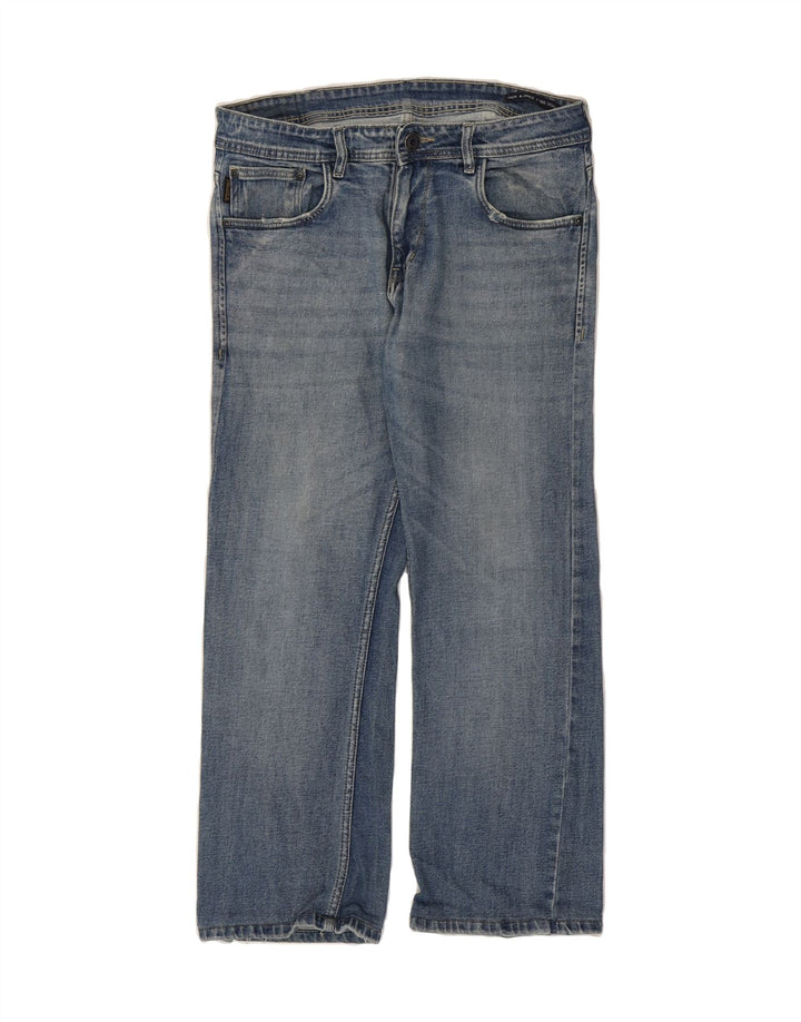 JACK & JONES Mens Straight Jeans W30 L27 Blue Cotton Vintage Jack & Jones and Second-Hand Jack & Jones from Messina Hembry 