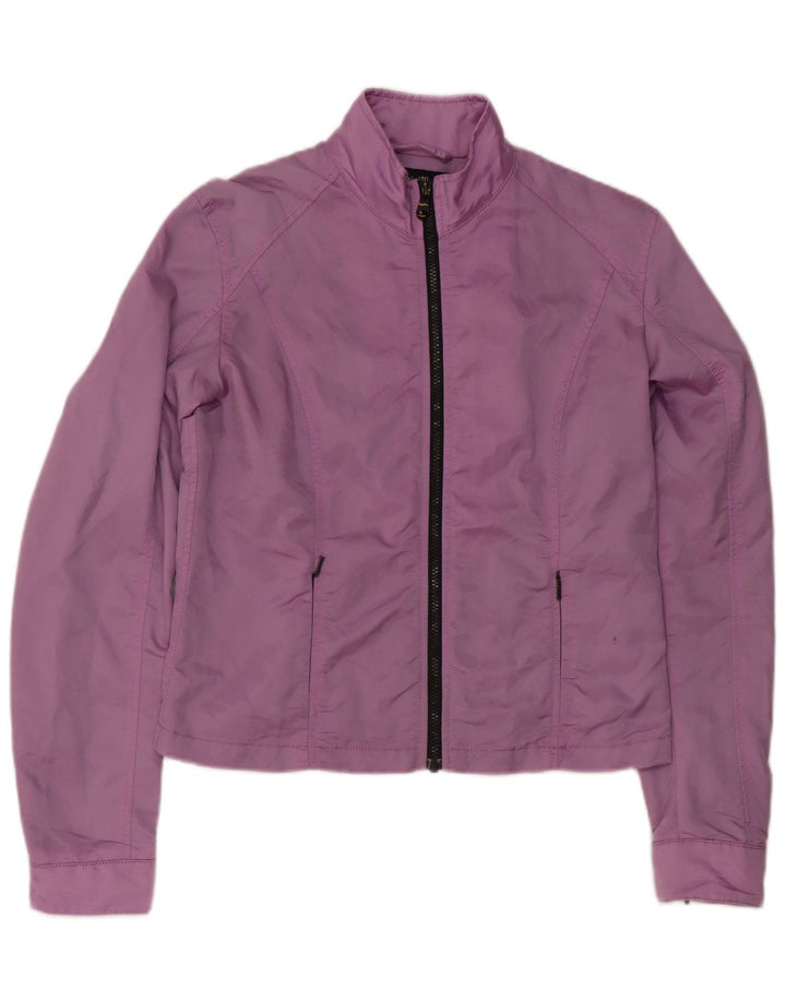 Refrigiwear Womens Bomber Jacket IT 46 Large Purple Polyester